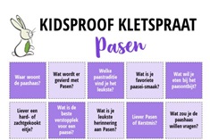 Kidsproof Kletspraat Pasen editie