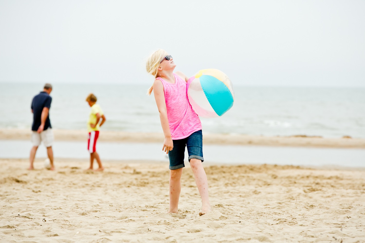 Klaarkomen op het strand