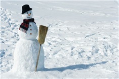 Spelletjes in de sneeuw!