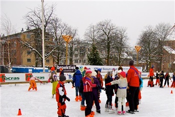 Schaatsles in Bussum