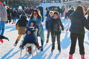 Schaatsen op 't Museumplein