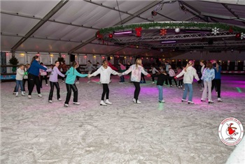 Kinderfeestje op schaatsen