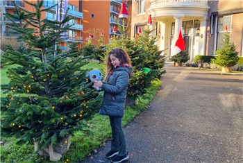 Kerstbomen Knuffelactie