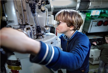 Knutselen bij Marinemusuem