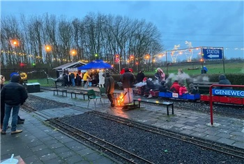 De kersttreinen rijden!