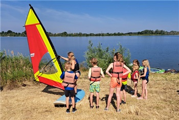 Suppen en windsurfen