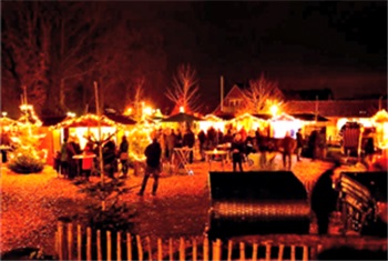 Kerstmarkt in Tierpark