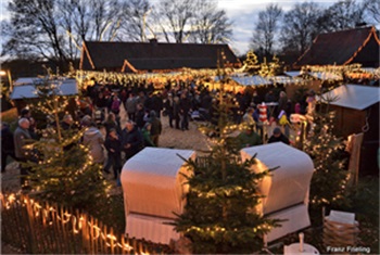 Kerstmarkt in Tierpark