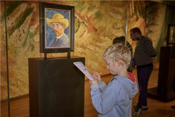 Tekenen in van Gogh museum
