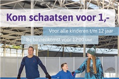 Schaatsen voor 1 euro!